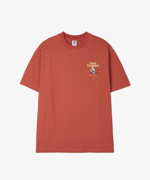 BOOVOOM（ブーブーム）の「[ビッグサイズ]レイジトラベラーズバイクリーダーTシャツ（Tシャツ/カットソー・メンズ・チャコールグレー/レッド/アイボリー・XL/XXL/XXXL）」の5枚目の写真