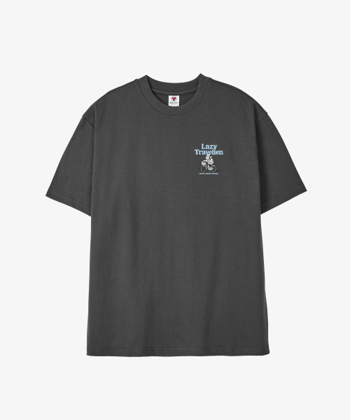 BOOVOOM（ブーブーム）の「[ビッグサイズ]レイジトラベラーズバイクリーダーTシャツ（Tシャツ/カットソー・メンズ・チャコールグレー/レッド/アイボリー・XL/XXL/XXXL）」の9枚目の写真