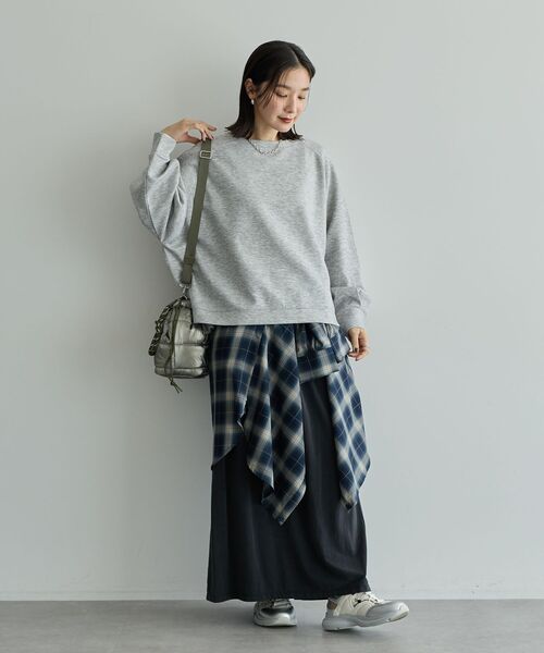 Green　Parks（グリーンパークス）の「【しゃれシャツ】2wayシャーリングシャツ（シャツ/ブラウス・レディース・ネイビー/ピンク/オフホワイト/ベージュ/キャメル・FREE）」の12枚目の写真