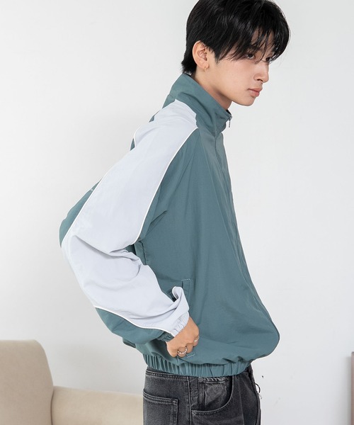 Kaepa（ケイパ）の「WEGO/【26年秋冬新作】Kaepaナイロンウーブンジャケット（ブルゾン・メンズ・ナチュラル/ネイビー/グリーン・MEDIUM/X-LARGE/LARGE）」の8枚目の写真