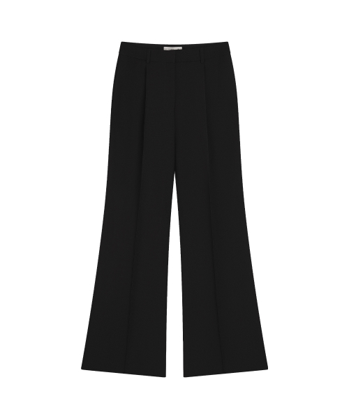 SIYAZU（シヤジュ）の「SIPT7213 bootカット ピンタック スラックス_ブラック（スラックス・レディース・ブラック・SMALL/MEDIUM/LARGE）」の4枚目の写真