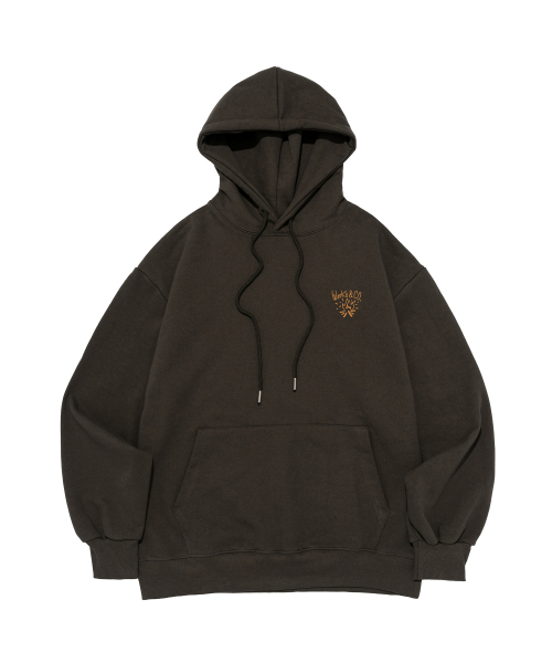 WORKS & CO.(ワークス アンド コー)の「CAMP FIREフードTシャツ(カーキ)(パーカー・レディース・その他・M-L/XL-XXL/S-M/L-XL/S/M/L/XL)」の1枚目の写真