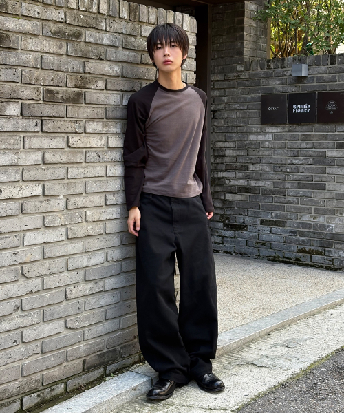 SIGNATURE（シグネチャ）の「バレルカーブドコットンパンツ[ブラック]（その他パンツ・レディース・その他・SMALL/MEDIUM/LARGE/X-LARGE）」の2枚目の写真