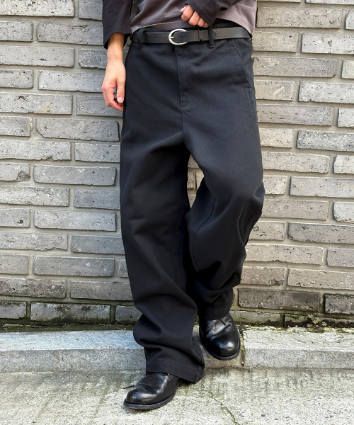 SIGNATURE（シグネチャ）の「バレルカーブドコットンパンツ[ブラック]（その他パンツ・レディース・その他・SMALL/MEDIUM/LARGE/X-LARGE）」の4枚目の写真