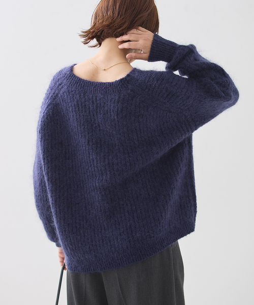 journal standard L'essage(ジャーナルスタンダードレサージュ)の「AMYRIS ニットカーディガン(カーディガン/ボレロ・レディース・ブラウン/ピンク/ネイビー・FREE)」の11枚目の写真