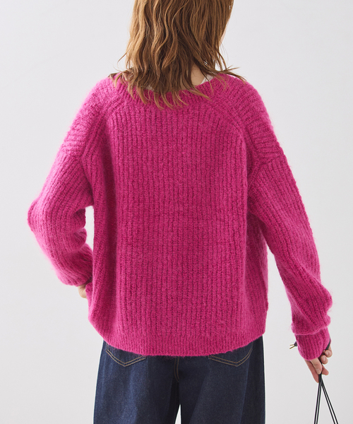journal standard L'essage(ジャーナルスタンダードレサージュ)の「AMYRIS ニットカーディガン(カーディガン/ボレロ・レディース・ブラウン/ピンク/ネイビー・FREE)」の17枚目の写真