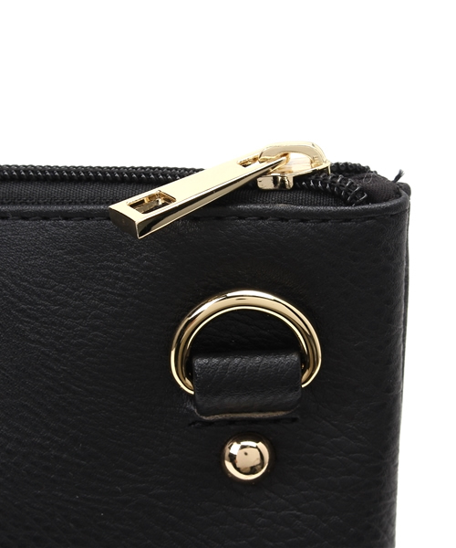 one after another NICE CLAUP(ワンアフターアナザーナイスクラップ)の「【ナイスクラップ】フリンジ2WAYショルダーバッグ(ショルダーバッグ・レディース・キャメル/マルチ/ブラック・FREE)」の10枚目の写真