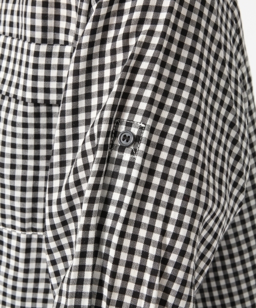 GLOBAL WORK（グローバルワーク）の「コットンテンセルロングシャツ7分袖/709537（シャツ/ブラウス・レディース・カーキ/その他/オレンジ系その他/ホワイト/その他2/オフホワイト・SMALL/LARGE/MEDIUM）」の15枚目の写真