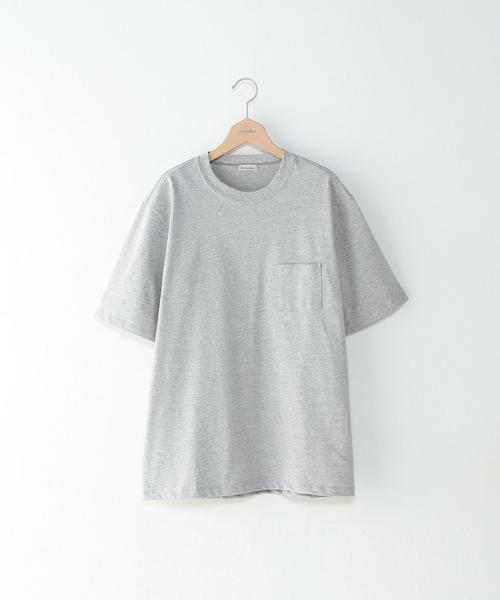 Steven Alan（スティーブンアラン）の「＜Steven Alan＞ HI/DENS CREWNECK SSL/カットソー◆（Tシャツ/カットソー・メンズ・ネイビー/オリーブ/グレー/ホワイト・LARGE/X-LARGE/MEDIUM/SMALL）」の3枚目の写真