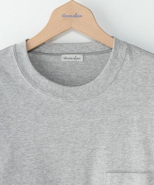 Steven Alan（スティーブンアラン）の「＜Steven Alan＞ HI/DENS CREWNECK SSL/カットソー◆（Tシャツ/カットソー・メンズ・ネイビー/オリーブ/グレー/ホワイト・LARGE/X-LARGE/MEDIUM/SMALL）」の6枚目の写真