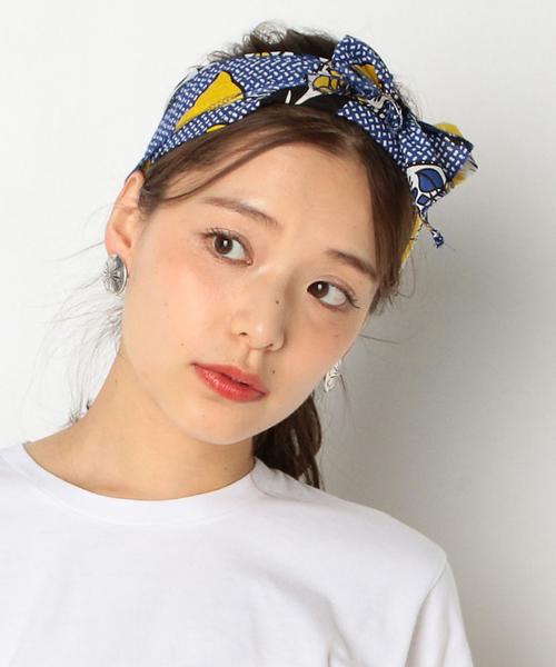 Another Edition（アナザーエディション）の「カンガヘアバンド/AEBC Kanga HB（ヘアバンド・レディース・ライトブルー/パープル・FREE）」の8枚目の写真