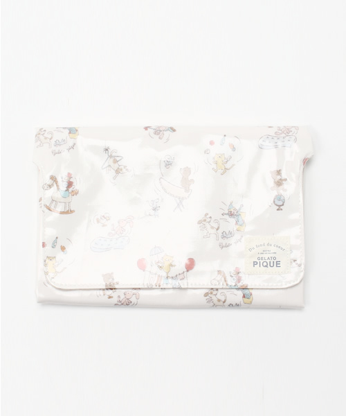 Gelato Pique ジェラートピケ の サーカス柄オムツシート 授乳ケープ 授乳クッション Wear