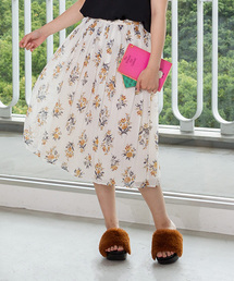 NATURAL BEAUTY BASIC | アンティークフラワースカート(スカート)