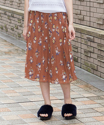 NATURAL BEAUTY BASIC | アンティークフラワースカート(スカート)