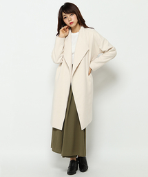 VENCEEXCHANGE | フェイクウールガウンコート(チェスターコート)