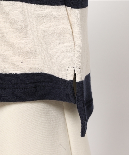 POU DOU DOU（プードゥドゥ）の「度甘スラブボーダープルオーバー（ニット/セーター・レディース・グレー/ネイビー/ボルドー・3）」の8枚目の写真