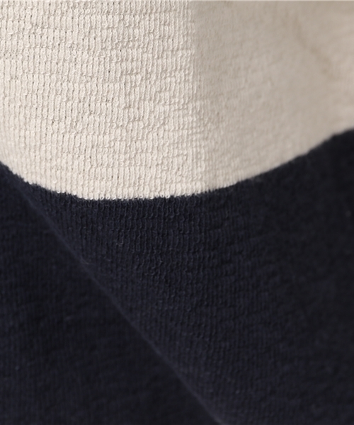 POU DOU DOU（プードゥドゥ）の「度甘スラブボーダープルオーバー（ニット/セーター・レディース・グレー/ネイビー/ボルドー・3）」の9枚目の写真