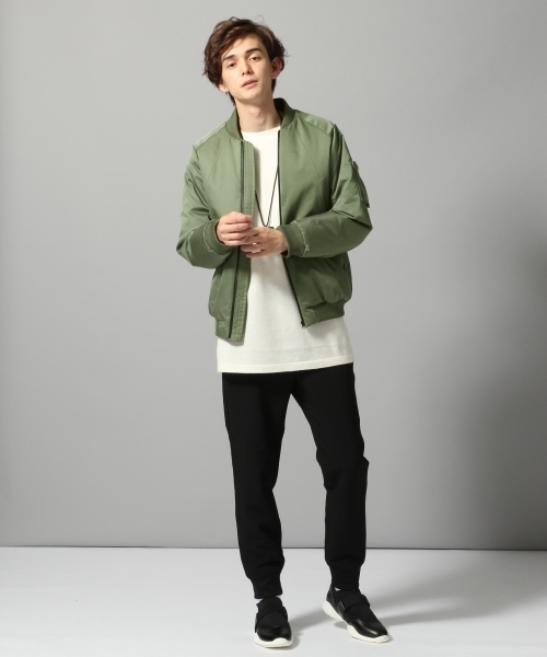 HARE（ハレ）の「【洗えるニット】カシミヤセミロングニット(HARE)（ニット/セーター・メンズ・オフホワイト/レッド/ブラック・SMALL/MEDIUM）」の4枚目の写真