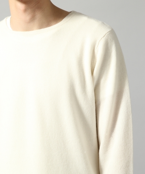 HARE（ハレ）の「【洗えるニット】カシミヤセミロングニット(HARE)（ニット/セーター・メンズ・オフホワイト/レッド/ブラック・SMALL/MEDIUM）」の10枚目の写真