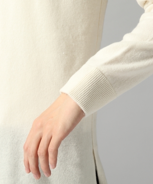 HARE（ハレ）の「【洗えるニット】カシミヤセミロングニット(HARE)（ニット/セーター・メンズ・オフホワイト/レッド/ブラック・SMALL/MEDIUM）」の12枚目の写真