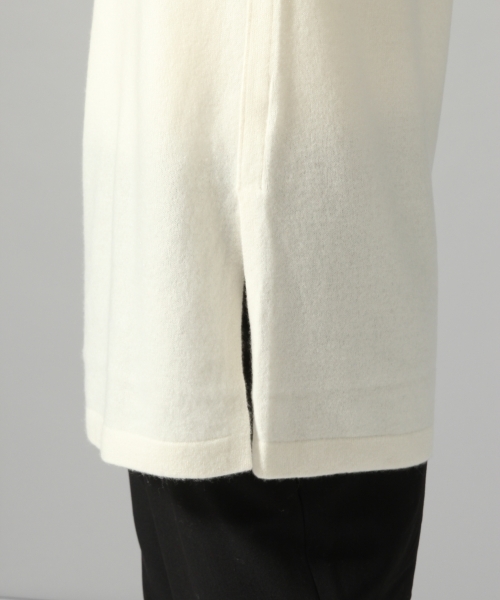 HARE（ハレ）の「【洗えるニット】カシミヤセミロングニット(HARE)（ニット/セーター・メンズ・オフホワイト/レッド/ブラック・SMALL/MEDIUM）」の13枚目の写真