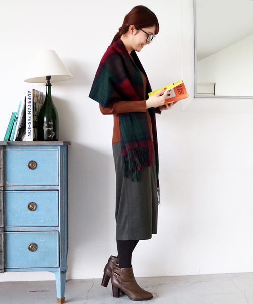 N.（N. Natural Beauty Basic）（エヌエヌナチュラルビューティーベーシック）の「リブニット 【「地味にスゴイ！校閲ガール・河野悦子」6話 11/9放送　本田翼さん着用】（ニット/セーター・レディース・ブラック/ブラウン/ブルー系その他/グレー・MEDIUM）」の21枚目の写真