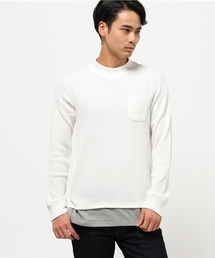 VIBGYOR Select/ボトルネック FAKE-LONG ロンT /長袖 Tシャツ
