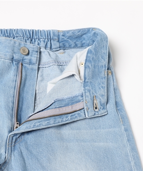 MERLOT（メルロー）の「カットオフテーパードデニムパンツ585-4527（デニムパンツ・レディース・ブルー/ライトブルー・FREE）」の10枚目の写真