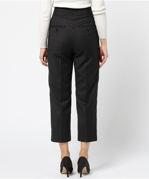 Banner Barrett(バナーバレット)の「ストライプパンツ(その他パンツ・レディース・ブラック/オフホワイト・36/38)」の7枚目の写真