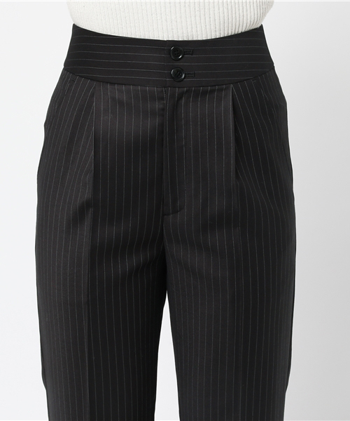 Banner Barrett(バナーバレット)の「ストライプパンツ(その他パンツ・レディース・ブラック/オフホワイト・36/38)」の8枚目の写真