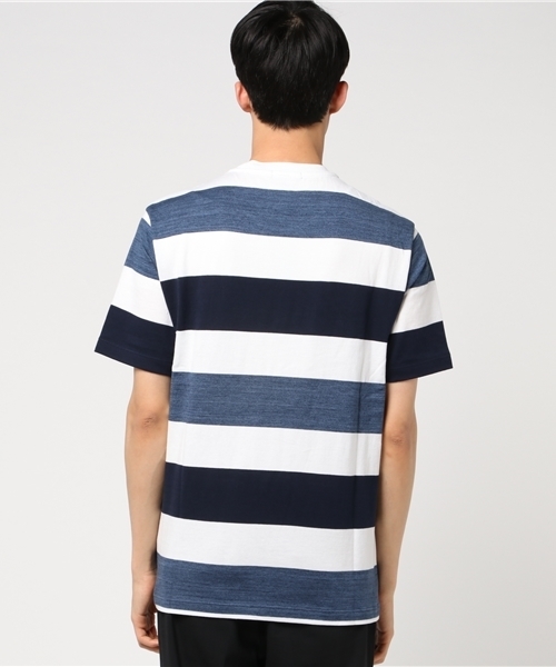 BLACK LABEL CRESTBRIDGE（ブラックレーベル・クレストブリッジ）の「スペックワイドボーダーＴ（Tシャツ/カットソー・メンズ・ネイビー/ブルー/グリーン・L/M/LL）」の5枚目の写真