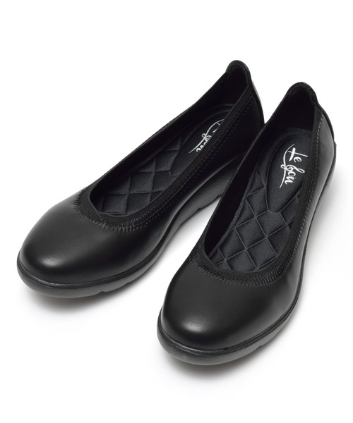 LUGG NAGG（ラグナグ）の「ライトウェッジソールプレーンバレエパンプス【LUGG NAGG SHOES SELECT/ ラグナグシューズセレクト】（パンプス・レディース・ネイビー/ブラック/ベージュ/ブラック系その他・24.5cm/23.5cm/24.0cm/23.0cm/22.5/22.5cm）」の18枚目の写真