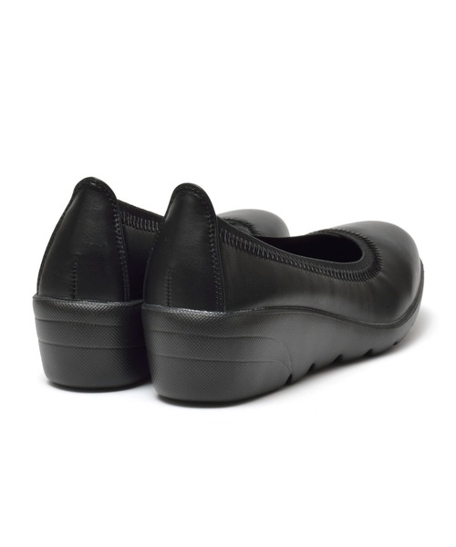 LUGG NAGG（ラグナグ）の「ライトウェッジソールプレーンバレエパンプス【LUGG NAGG SHOES SELECT/ ラグナグシューズセレクト】（パンプス・レディース・ネイビー/ブラック/ベージュ/ブラック系その他・24.5cm/23.5cm/24.0cm/23.0cm/22.5/22.5cm）」の16枚目の写真
