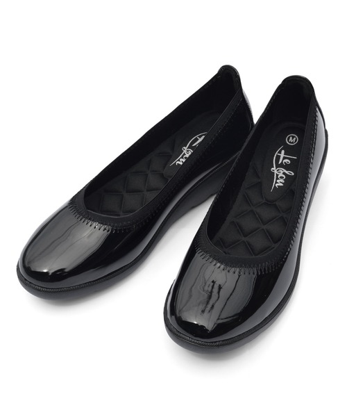 LUGG NAGG（ラグナグ）の「ライトウェッジソールプレーンバレエパンプス【LUGG NAGG SHOES SELECT/ ラグナグシューズセレクト】（パンプス・レディース・ネイビー/ブラック/ベージュ/ブラック系その他・24.5cm/23.5cm/24.0cm/23.0cm/22.5/22.5cm）」の14枚目の写真