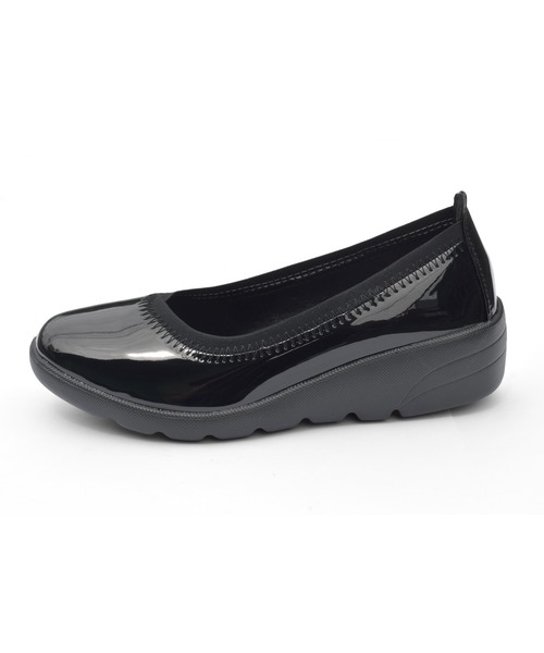 LUGG NAGG（ラグナグ）の「ライトウェッジソールプレーンバレエパンプス【LUGG NAGG SHOES SELECT/ ラグナグシューズセレクト】（パンプス・レディース・ネイビー/ブラック/ベージュ/ブラック系その他・24.5cm/23.5cm/24.0cm/23.0cm/22.5/22.5cm）」の13枚目の写真