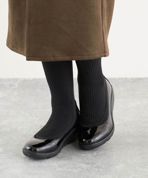 LUGG NAGG（ラグナグ）の「ライトウェッジソールプレーンバレエパンプス【LUGG NAGG SHOES SELECT/ ラグナグシューズセレクト】（パンプス・レディース・ネイビー/ブラック/ベージュ/ブラック系その他・24.5cm/23.5cm/24.0cm/23.0cm/22.5/22.5cm）」の6枚目の写真