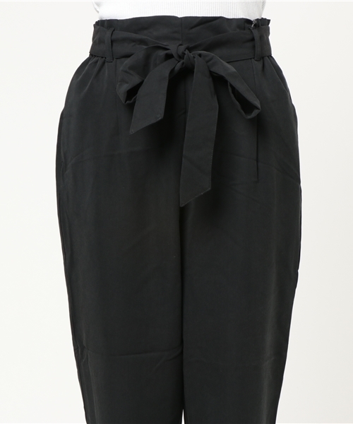 WEGO（ウィゴー）の「WEGO/リボンアンクルテーパードパンツ（スラックス・レディース・インディゴブルー/ブルー系その他4/ピンク系その他/ブラック/ダークインディゴブルー/オレンジ/その他1・LARGE/MEDIUM）」の11枚目の写真