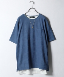 RAGEBLUE | リンクスジャガードTシャツ/757936(Tシャツ/カットソー)
