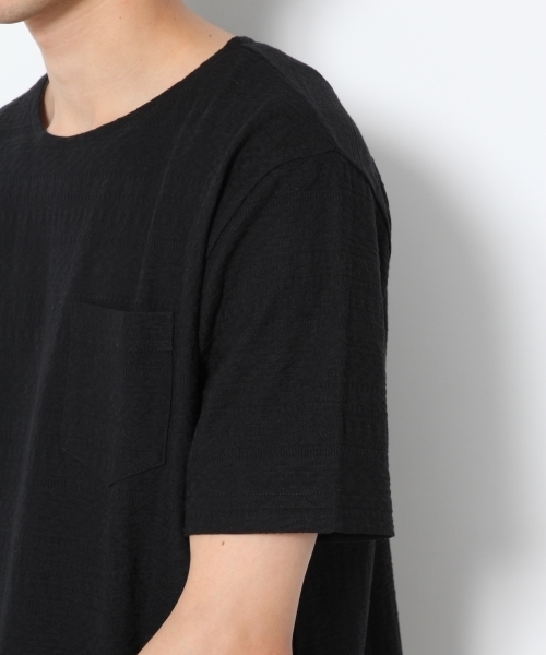 RAGEBLUE(レイジブルー)の「リンクスジャガードTシャツ/757936(Tシャツ/カットソー・メンズ・ホワイト/キャメル/ブラック/ブルー/ピンク・LARGE/SMALL/MEDIUM)」の17枚目の写真