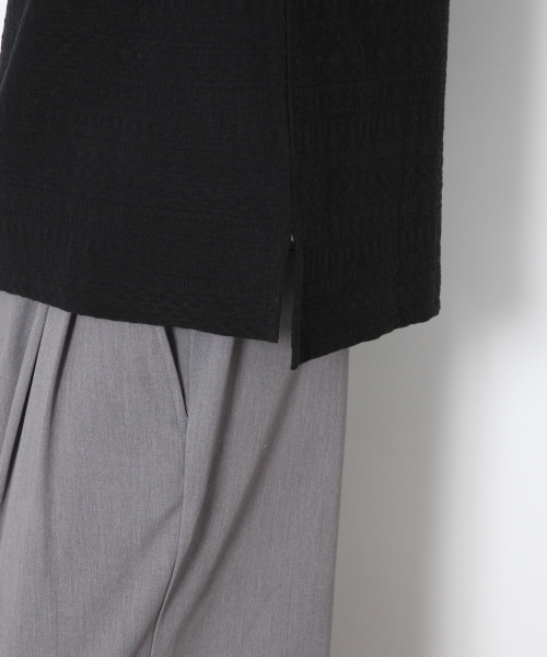 RAGEBLUE(レイジブルー)の「リンクスジャガードTシャツ/757936(Tシャツ/カットソー・メンズ・ホワイト/キャメル/ブラック/ブルー/ピンク・LARGE/SMALL/MEDIUM)」の19枚目の写真