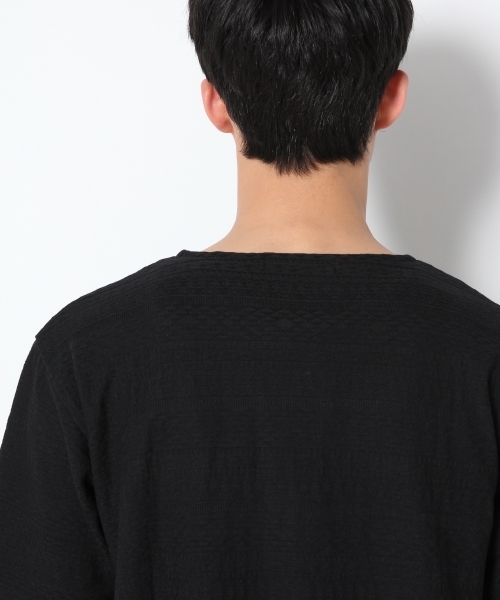 RAGEBLUE(レイジブルー)の「リンクスジャガードTシャツ/757936(Tシャツ/カットソー・メンズ・ホワイト/キャメル/ブラック/ブルー/ピンク・LARGE/SMALL/MEDIUM)」の20枚目の写真