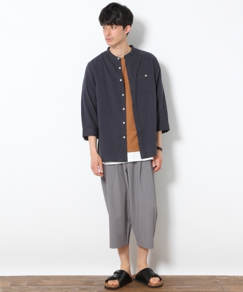 RAGEBLUE(レイジブルー)の「リンクスジャガードTシャツ/757936(Tシャツ/カットソー・メンズ・ホワイト/キャメル/ブラック/ブルー/ピンク・LARGE/SMALL/MEDIUM)」の9枚目の写真