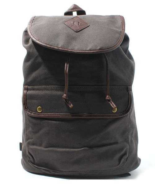 WEGO（ウィゴー）の「フラップリュック2（バックパック/リュック・メンズ・ブラック/ブラウン/ネイビー/オレンジ・FREE）」の2枚目の写真