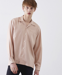 STUDIOUS | 【ZOZO限定】STUDIOUS シャイニーツイルオープンカラーシャツ(シャツ/ブラウス)