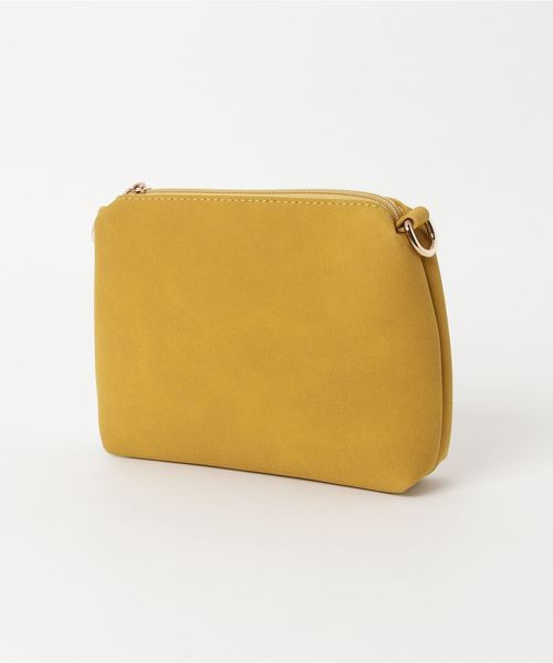 classicalelf（クラシカルエルフ）の「リングハンドル3wayバッグ スエードクラッチ＆ショルダーバッグ（無地）（ショルダーバッグ・レディース・ブラック/グレー/レッド/ブラウン系その他/マスタード/ベージュ/ブルーグレー/ライトベージュ・FREE）」の11枚目の写真