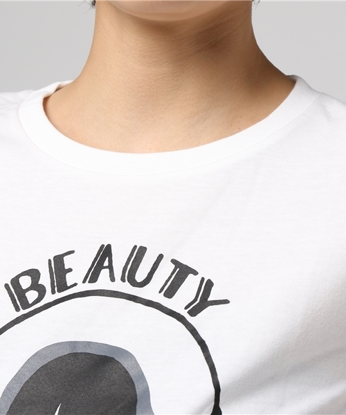 MEDICOM TOY(メディコムトイ)の「ルネブティック Tシャツ BEAUTY ガールズサイズ ホワイト(Tシャツ/カットソー・レディース・ホワイト・LARGE/SMALL/MEDIUM)」の5枚目の写真