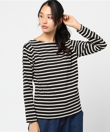 素材とシルエットにこだわったボーダーＴシャツ
