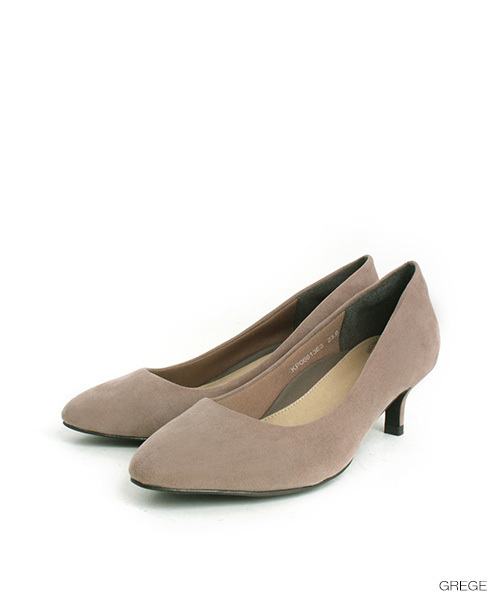 RANDA（ランダ）の「3E/ストレスフリー/ラウンドトゥパンプス（パンプス・レディース・ブラック/レッド/マスタード/グレイッシュベージュ/ピンク/ベージュ/カーキ/ブラック系その他/ベージュ系その他/ベージュ系その他2/プラム・22/22.5/23/23.5/24/24.5/25/25.5/21/21.5）」の6枚目の写真