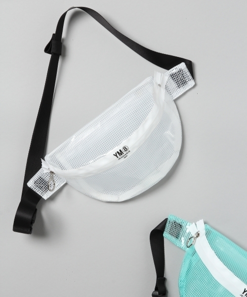JEANASIS(ジーナシス)の「ミニウエストポーチ/779763(ボディバッグ/ウエストポーチ・レディース・ホワイト/ライトブルー/ブラック・FREE)」の2枚目の写真