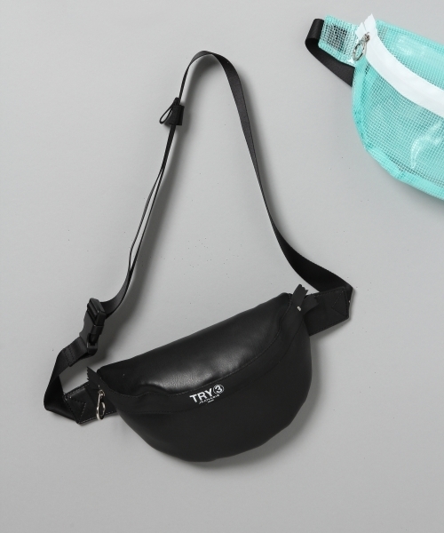 JEANASIS(ジーナシス)の「ミニウエストポーチ/779763(ボディバッグ/ウエストポーチ・レディース・ホワイト/ライトブルー/ブラック・FREE)」の3枚目の写真